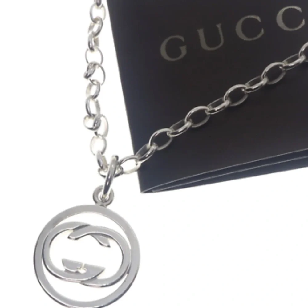 Gucci luxury necklace 925 sterling silver Pristine!!!!